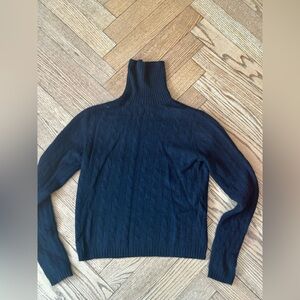 Lord & Taylor Black Turtle Neck Sweater